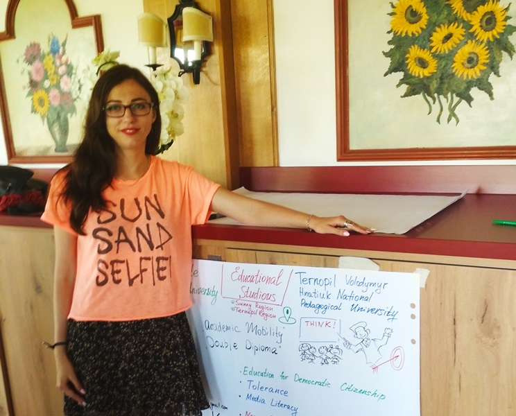 Ольга Ладика на семінарі “EduACTor for change”